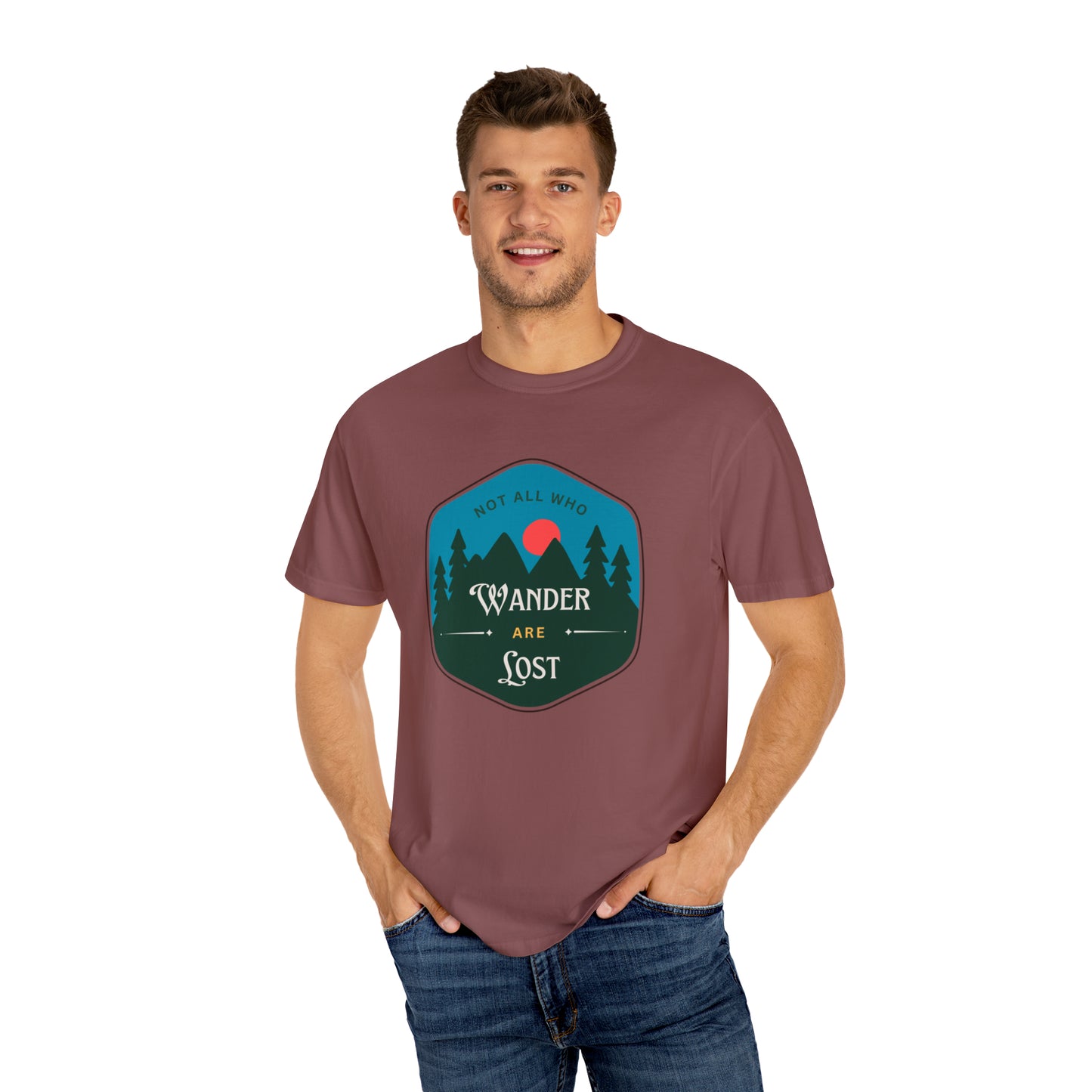 Not All Who Wander Are Lost Comfort Colors Tee