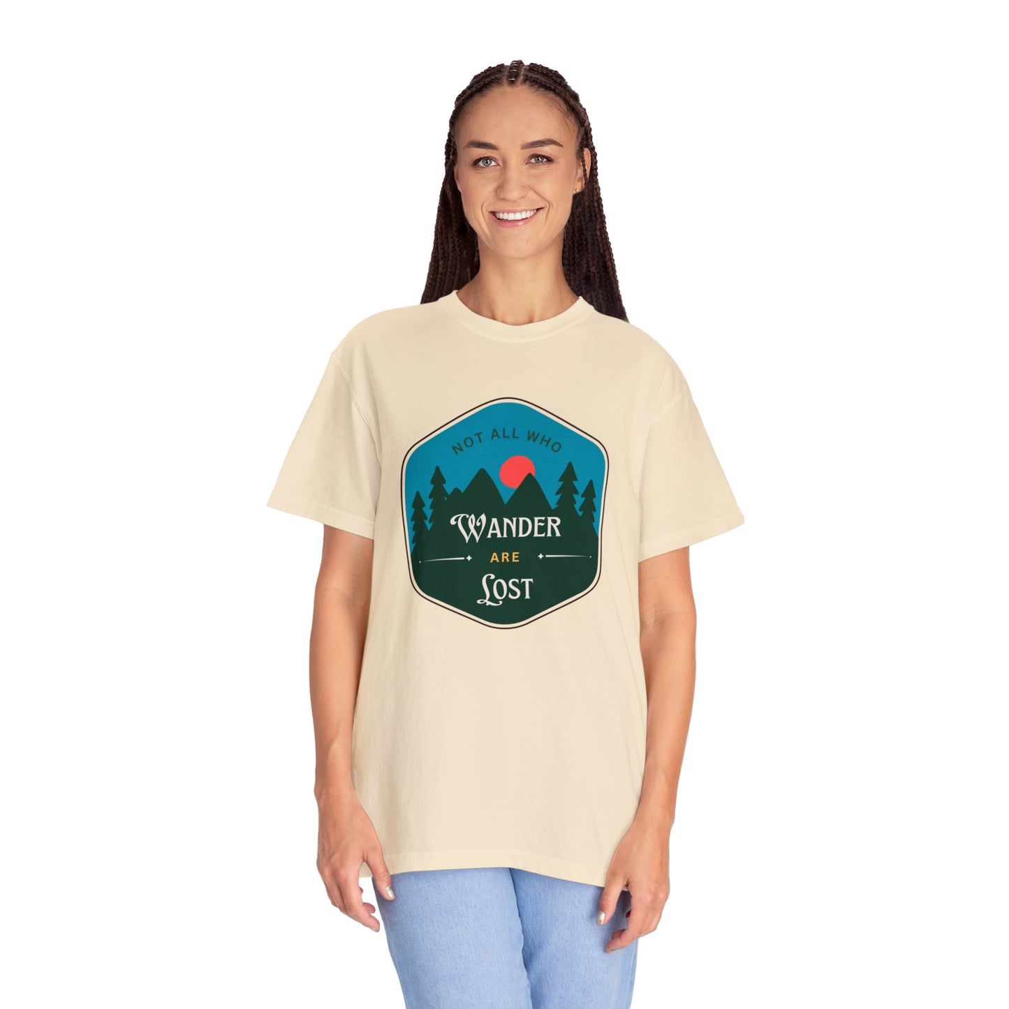 Not All Who Wander Are Lost Comfort Colors Tee