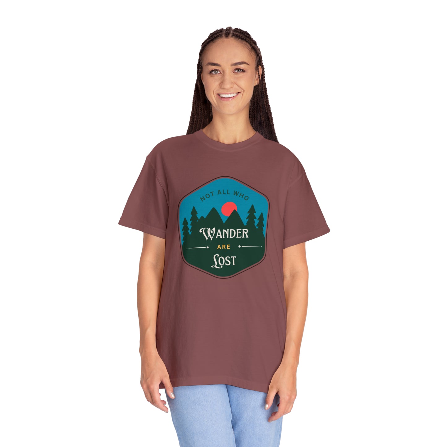 Not All Who Wander Are Lost Comfort Colors Tee