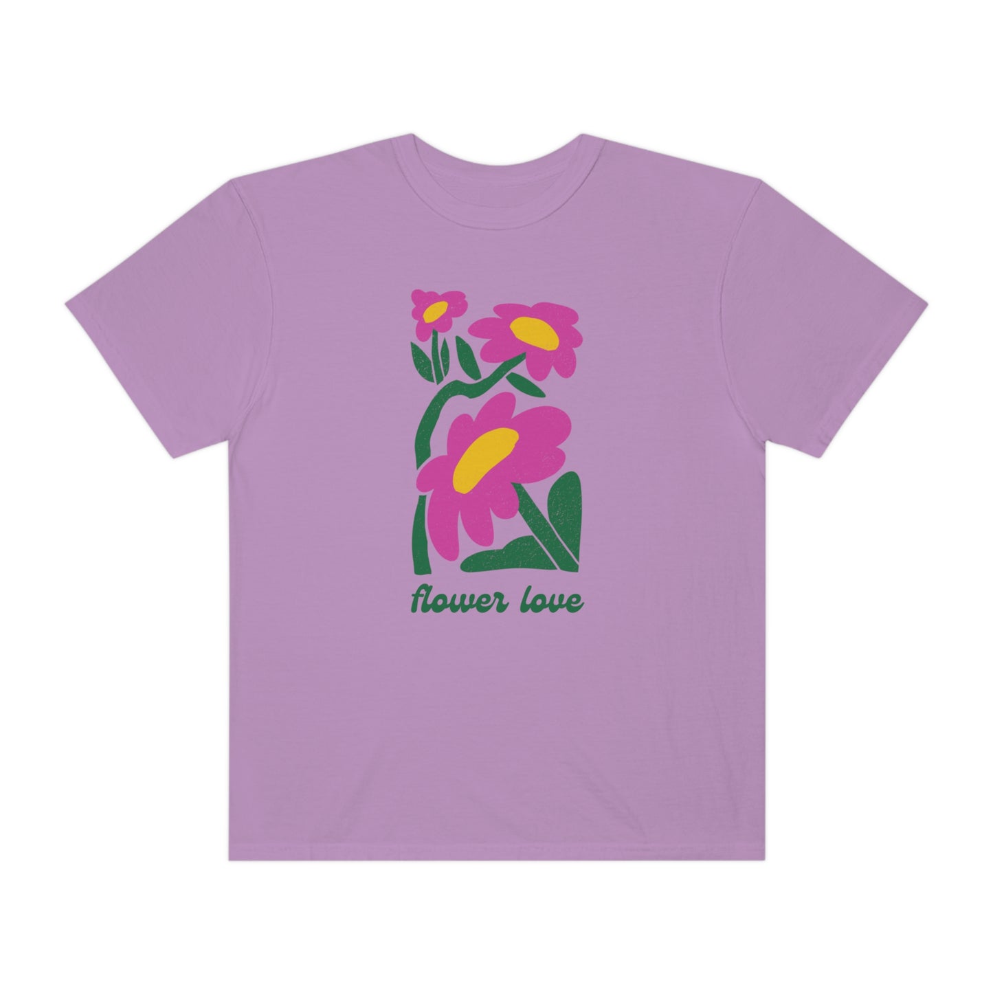 Flower Love Comfort Colors Tee