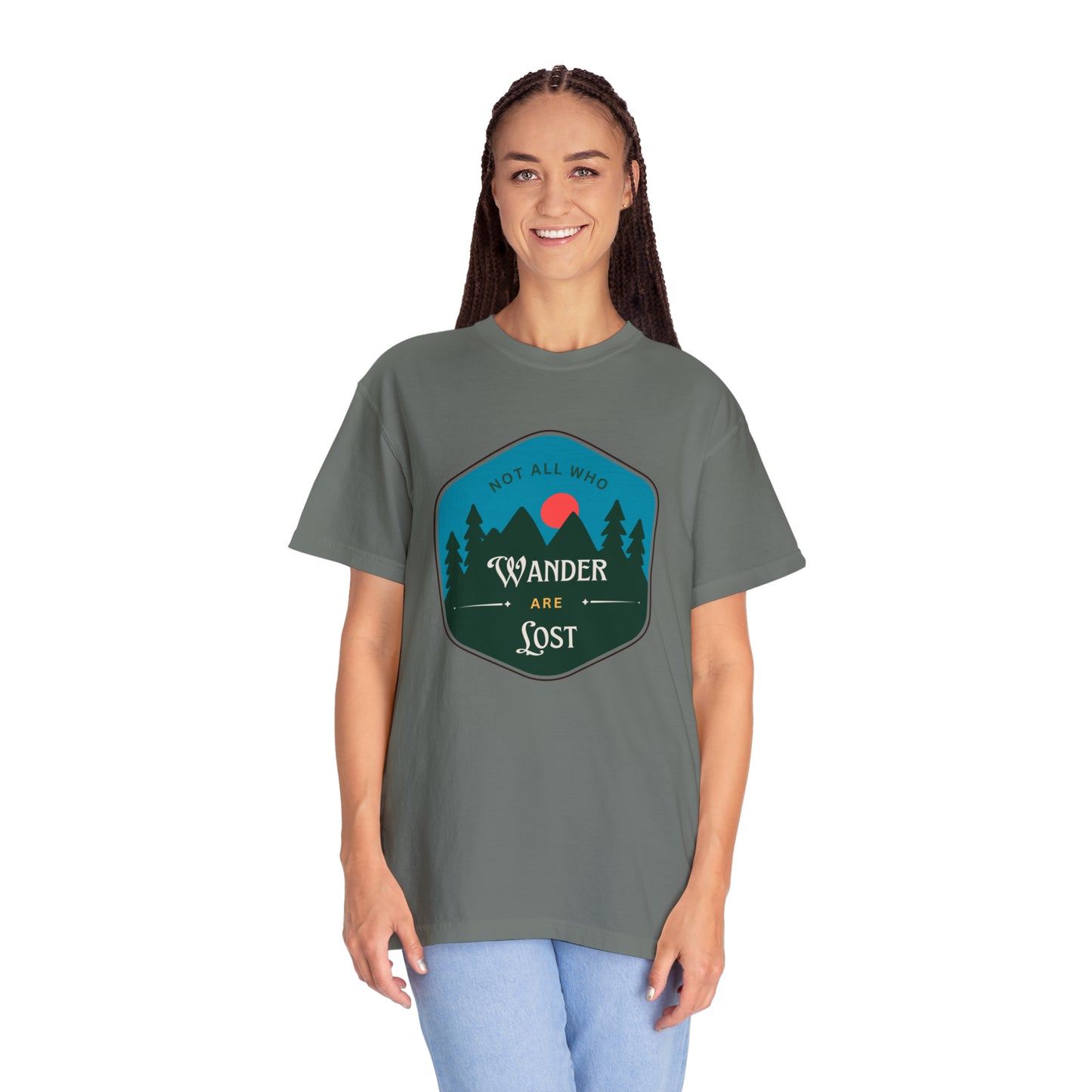 Not All Who Wander Are Lost Comfort Colors Tee