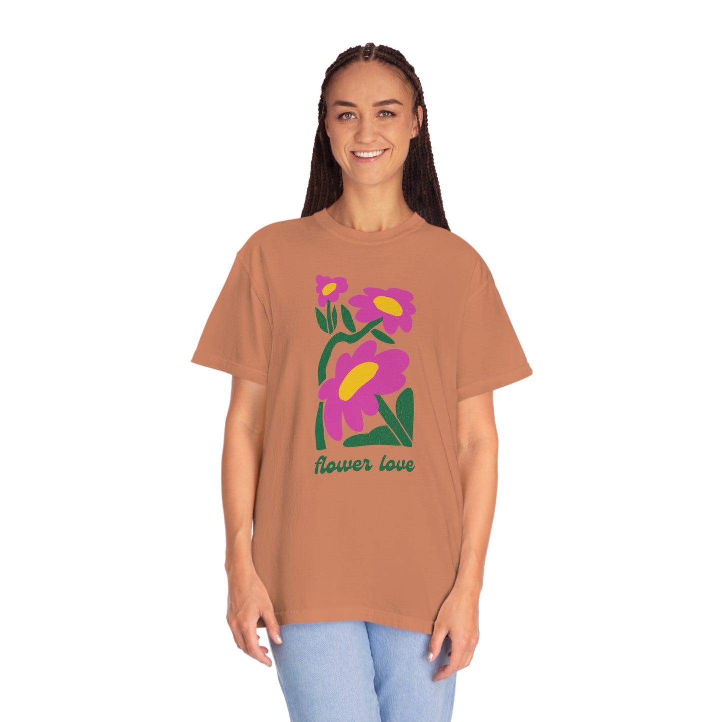 Flower Love Comfort Colors Tee